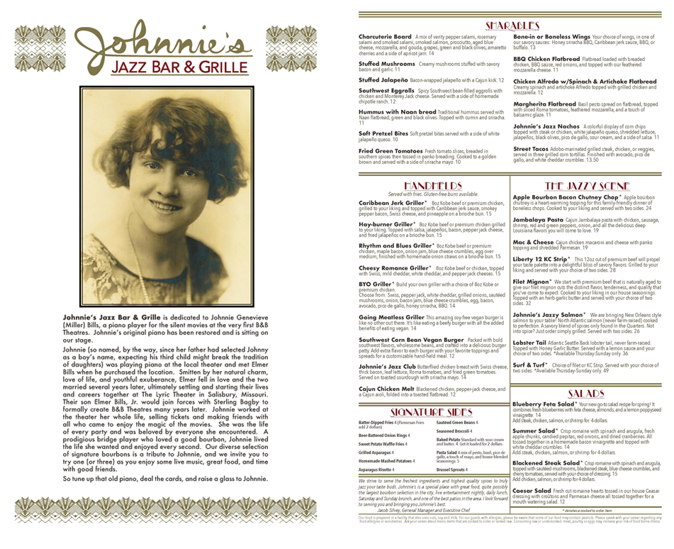 Restaruant Menu sample